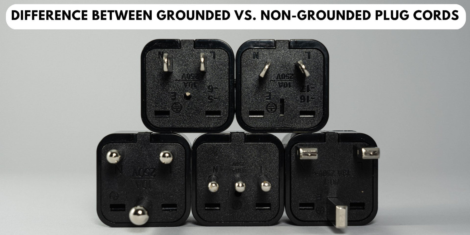 Plug Without Ground Difference Between Grounded VS Non-Grounded Plug Cords