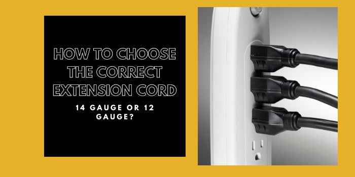14 Gauge Or 12 Gauge Extension Cord