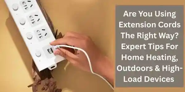 Are You Using Extension Cords The Right Way? Expert Tips For Home Heating, Outdoors & High-Load Devices
