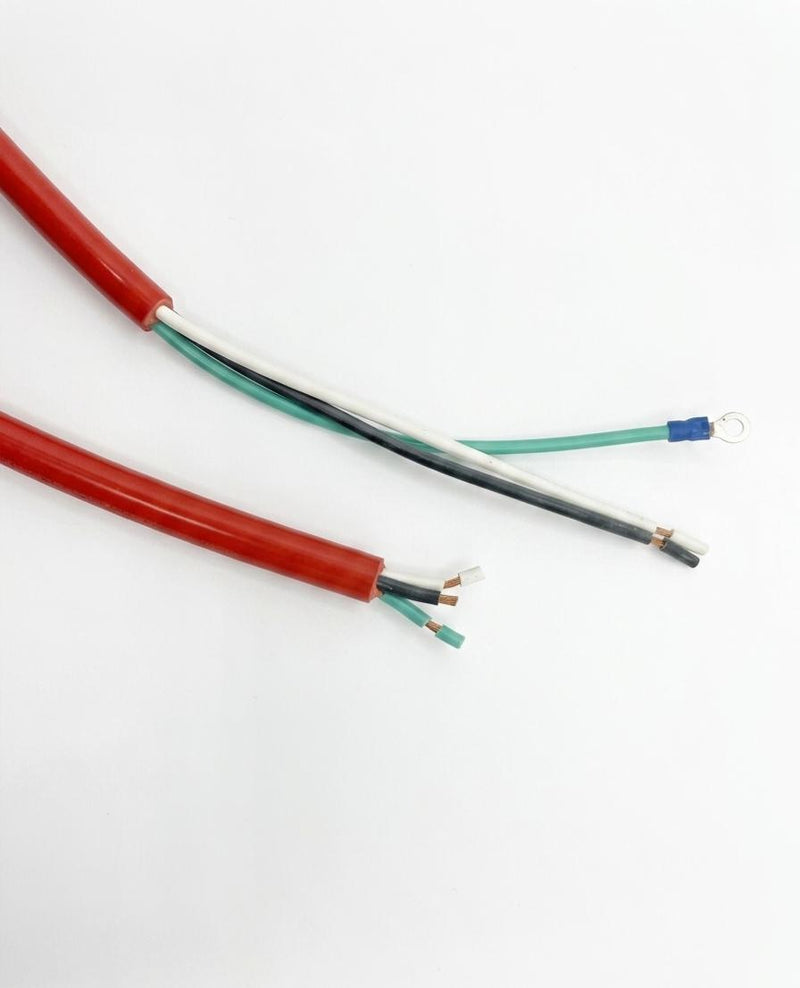 15FT 14/3 STOW Red Wire harness  ROJ 3/4" & Strip 1/4" TO ROJ 6.5" & Strip 3/8"