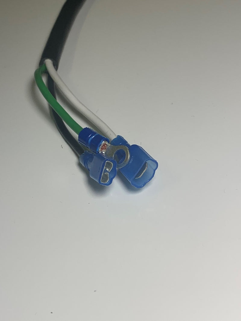 1FT NEMA 5-15PB to ROJ 2" with Terminals Series Piggy Back Power Cord 16/3 SJTOW NA