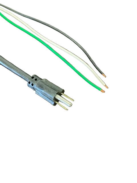 3FT Nema 5-15P tor ROJ 25IN & Strip 1/4IN  Power Cord 16/3 SJTW NA