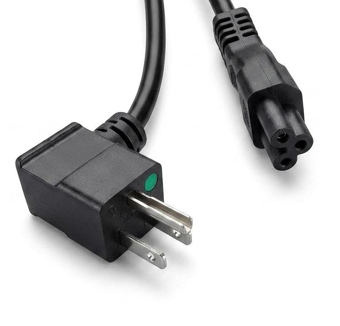 8ft Nema 5-15PH RA East Pole to IEC 320 C-5 Hospital Computer Power Cord 18/3 SJTW NA