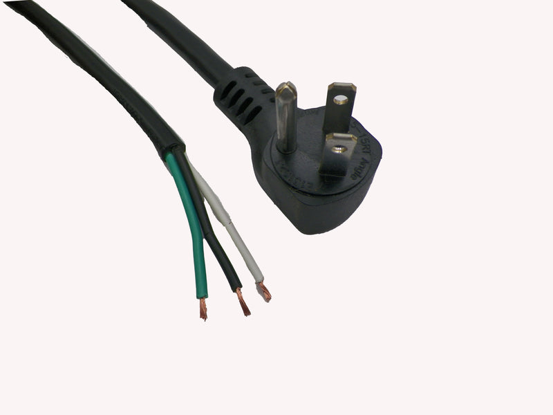 6FT Nema 5-15PRA SEP to ROJ 2IN Strip 1/4IN Power Cord 18/3 SJTOW 10A 125V