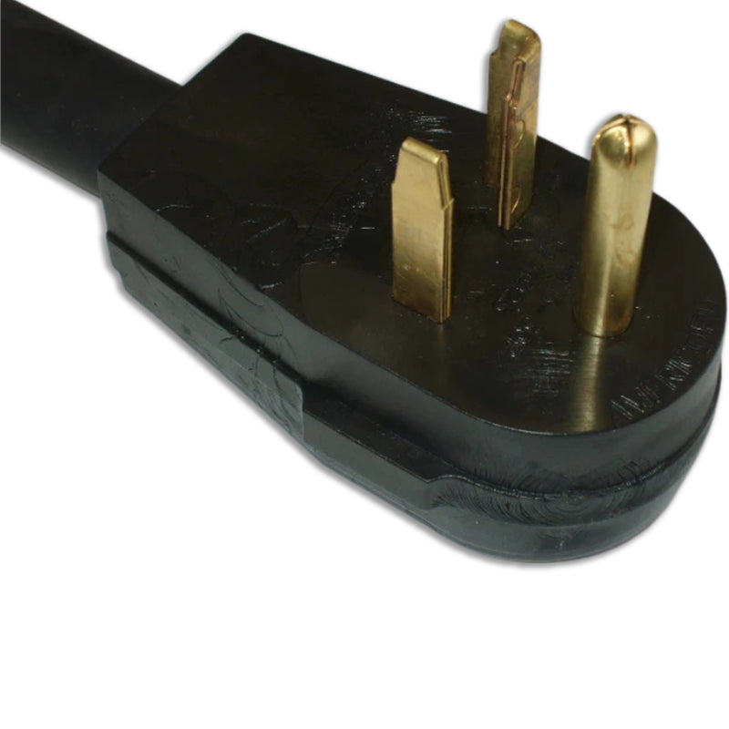 10FT NEMA 5-30P to ROJ 2IN Strip 1/2IN Heavy Duty Power Cord 12/3 SJTW NA 30 Amp