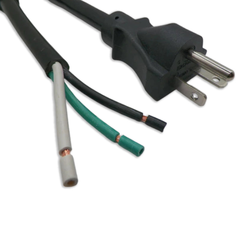 10FT NEMA 6-20P to ROJ 2IN Strip 1/4IN Heavy Duty Power Cord 14/3 SJTOW NA