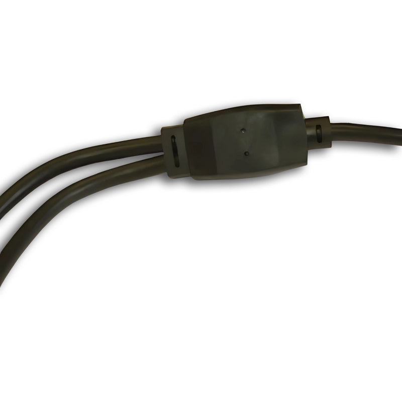 10FT IEC-320 C-14 to IEC-320 C-13(x2) Computer Power Cord 18/3 SJTW NA