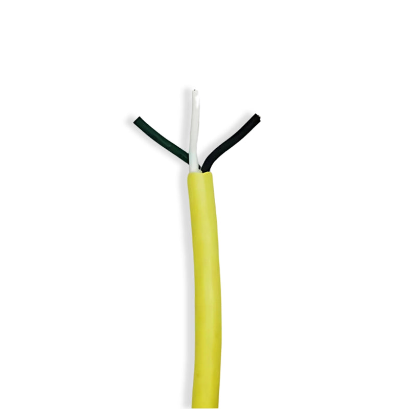 12/3 SJTOW Yellow 105C 20 Amp 300V NA PVC Thermoplastic Bulk Cable