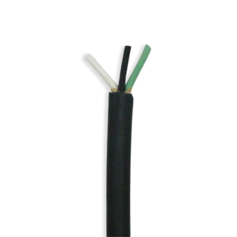 12/3 SOOW Black 90C 20 Amp 600V NA Heavy Duty Rubber Bulk Cable