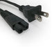 12FT NEMA 1-15P Polarized to IEC-320 C-7 Polarized Computer Power Cord 18/2 SPT-2 NA 10 Amp
