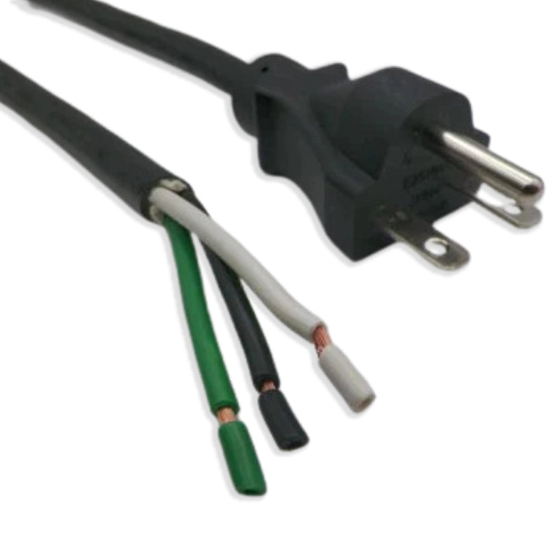 13FT NEMA 6-15P to ROJ 10IN Heavy Duty Power Cord 14/3 SJTOW NA