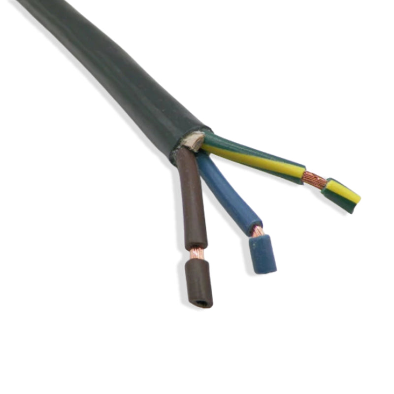 14/3 SJTOW Black 105C 15 Amp 300V CEE PVC Thermoplastic Bulk Cable