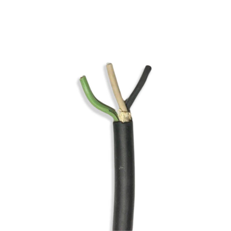 16/3 SOOW Black 90C 13 Amp 600V NA Rubber Bulk Cable