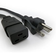1FT 8IN Nema 6-15P to IEC-320 C-19 Heavy Duty Computer Power Cord