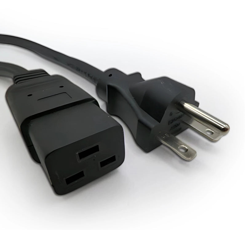 1FT 8IN Nema 6-15P to IEC-320 C-19 Heavy Duty Computer Power Cord