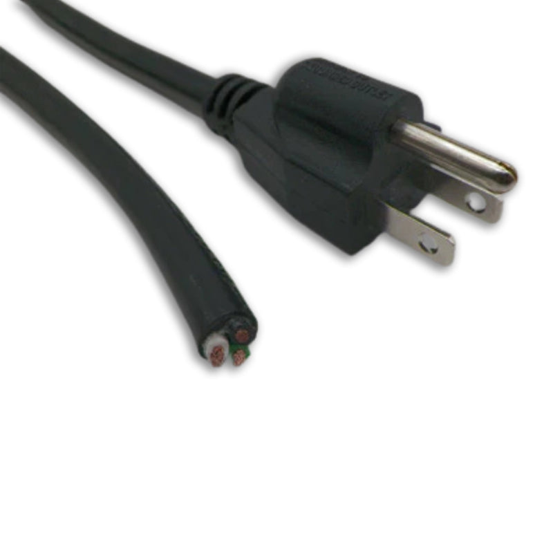1FT NEMA 5-15P to Blunt Cut Power Cord 16/3 SJTW NA