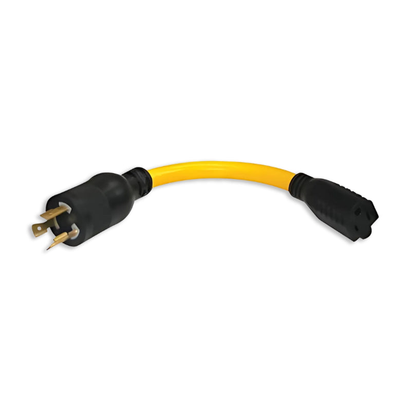 1FT Nema L5-20P to Nema 5-15R Extension Cord Adapter