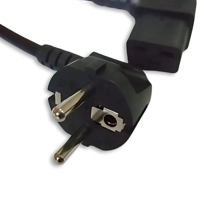 13FT European Right-Angle Plug to IEC-320 C-19LA International Computer Power Cord 1.5mm² H05VVf3g CEE