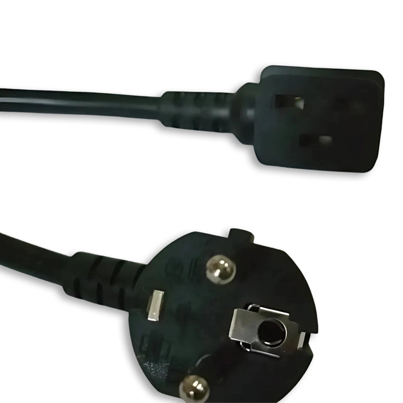 13FT European Right-Angle Plug to IEC-320 C-19LA International Computer Power Cord 1.5mm² H05VVf3g CEE