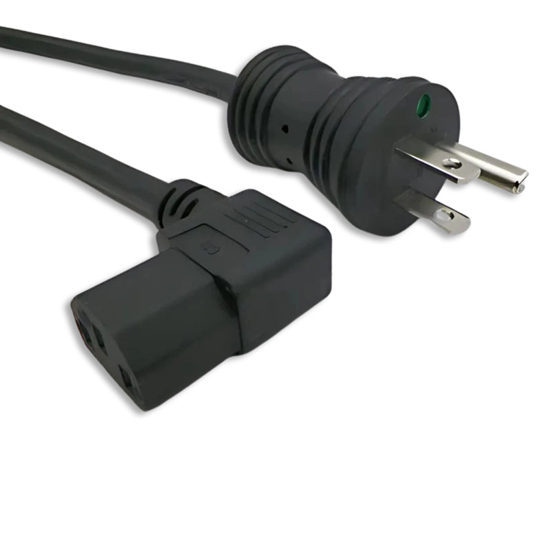 20FT NEMA 5-15PH to IEC-320 C-13LA Hospital Grade Power Cord 14/3 SJTOW NA