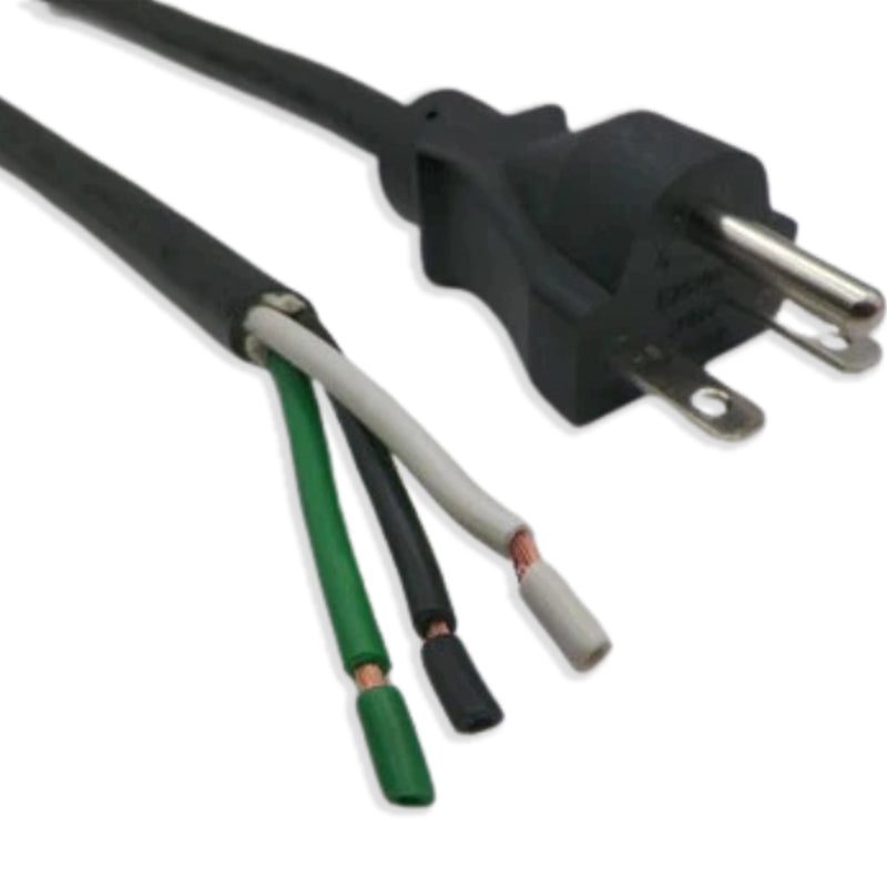 20FT NEMA 6-15P to ROJ 4IN Strip 5/8IN Heavy Duty Power Cord 18/3 SJTOW NA