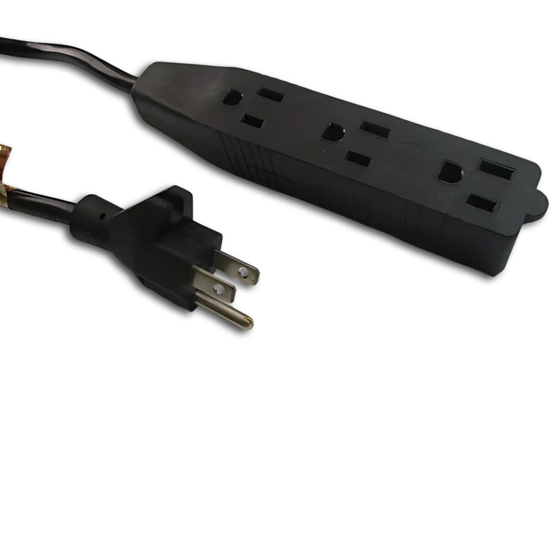 20FT Nema  5-15P to Nema  5-15TT Extension Cord 16/3 SJTW NA 13A 125V