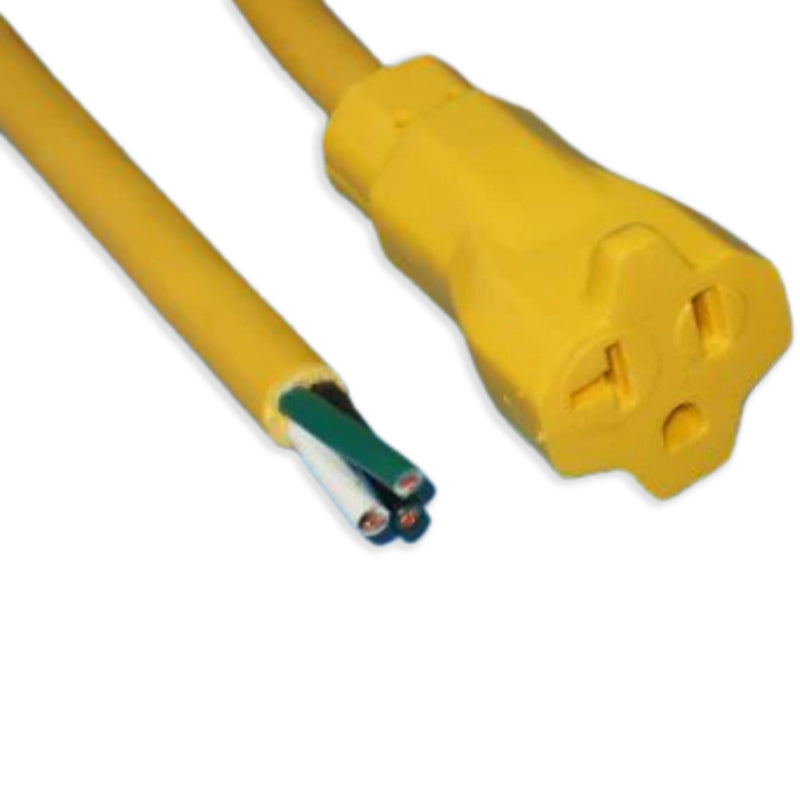 25FT 4IN ROJ 1IN Strip 1/4IN to NEMA 5-15R  Power Cord 12/3 SJTW NA