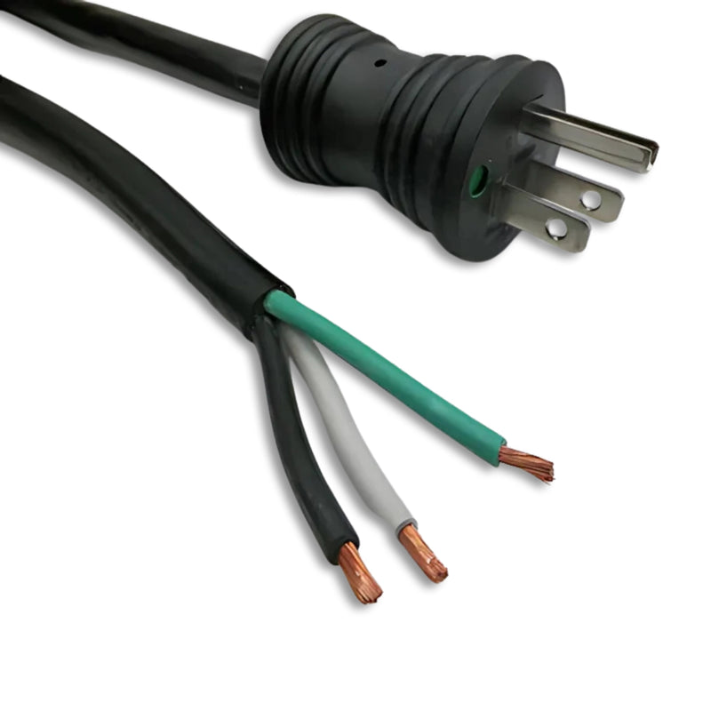 25FT NEMA 5-15PH to ROJ 8IN Strip 1/2IN Hospital Power Cord 12/3 SJTW NA