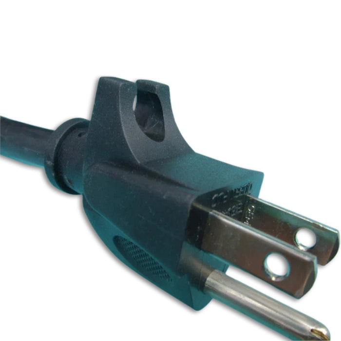 25FT Nema 5-15P with Cord Lock to ROJ 2IN Strip 1/4IN Power Cord 12/3 SJTOW NA