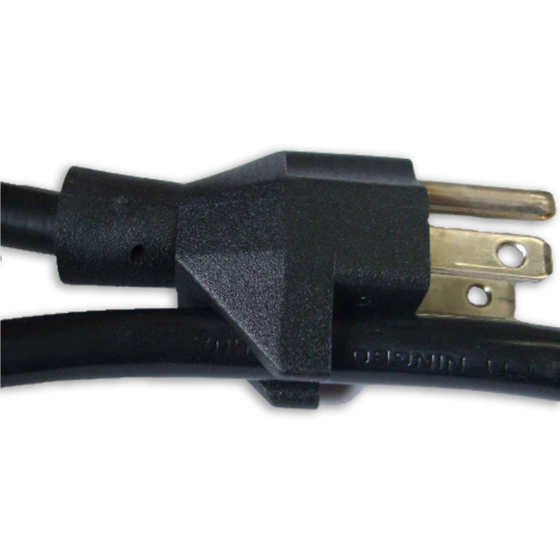 25FT Nema 5-15P with Cord Lock to ROJ 10 IN Strip 1/4IN Power Cord 14/3 SJTOW NA 15a 125v 105c