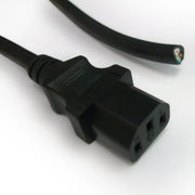 2FT Blunt Cut to IEC-320 C-13 Computer Power Cord 14/3 SJTW CEE