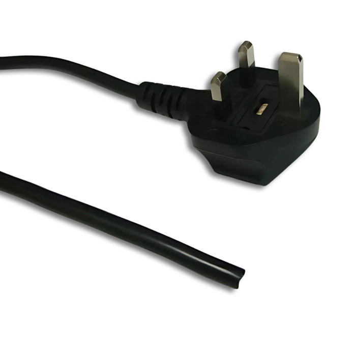 2FT 1IN British Plug to Blunt Cut International Power Cord 1.0mm² H05VVf3g CEE