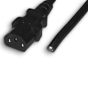 2FT Blunt Cut to IEC-320 C-13 Computer Power Cord 14/3 SJTW NA