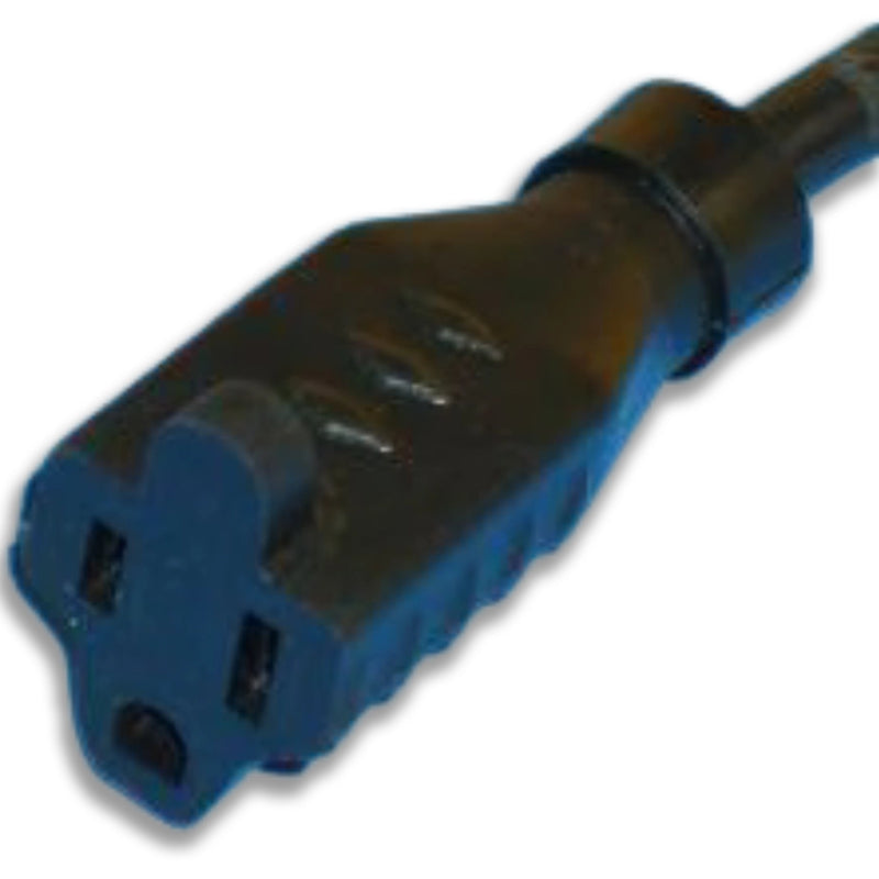 3FT 9IN Blunt Cut to Nema 5-15R Power Cord 18/3 SJTW NA