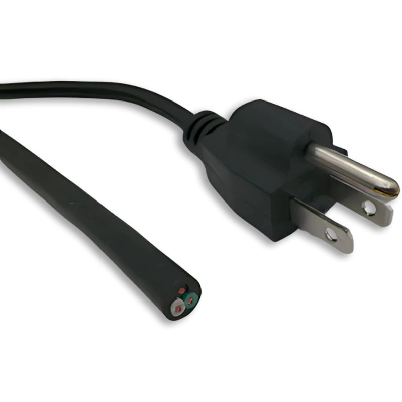 4FT 6IN NEMA 5-15P to Blunt Cut Power Cord 18/3 SJT NA