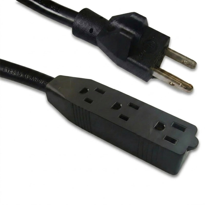 15FT Nema 5-15P Cord lock to Nema 5-15TT Extension Cord 14/3 SJTOW NA 15A 125V