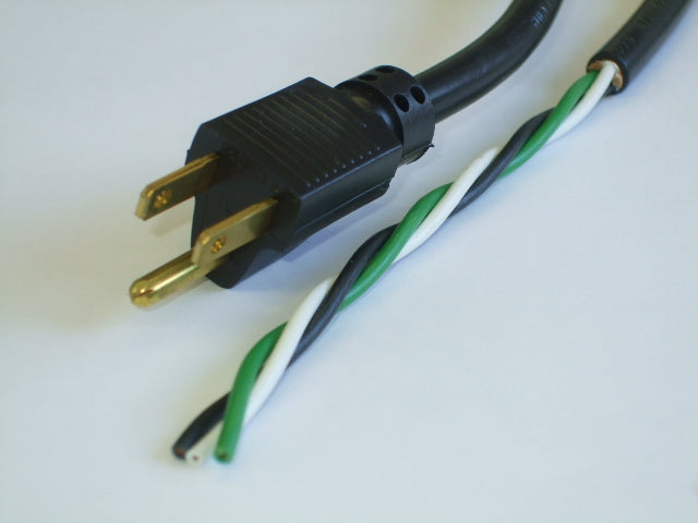8ft 18/3 STOW Nema 5-15P TO ROJ 6 NO STRIP Power Cord 10A 125V