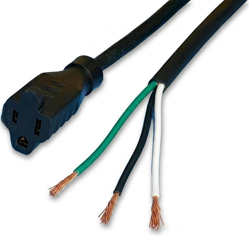 3Ft ROJ 2" & Strip 1/4" to 5-15R 16/3 SJTW