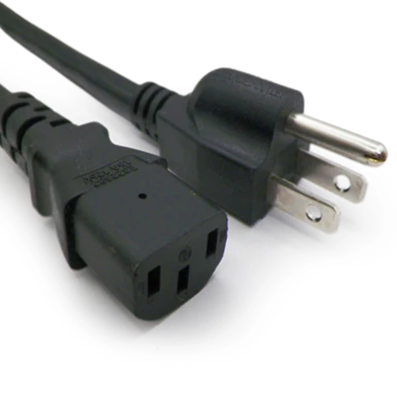 10FT Nema 5-15P to C13 w/Rocker Switch Power Cord 16/3 SJTW NA