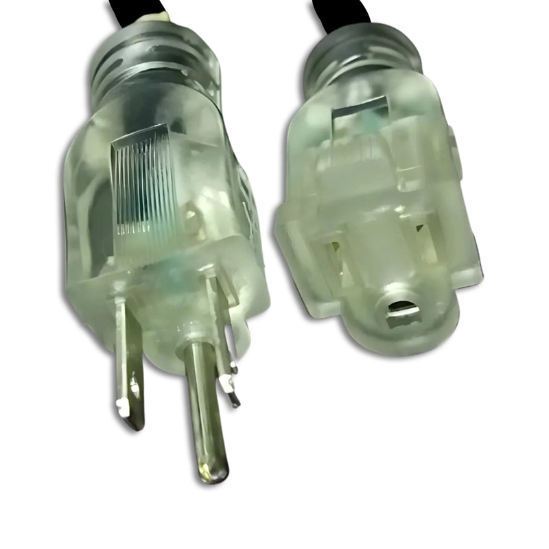 50FT Nema 5-15P to Nema 5-15R Lighted Extension Cord 12/3 SJTW NA 20A 125V