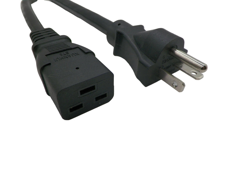 6ft Nema 6-20P to IEC 320 C-19 Computer Power Cord 12/3 SOOW 20A 600V