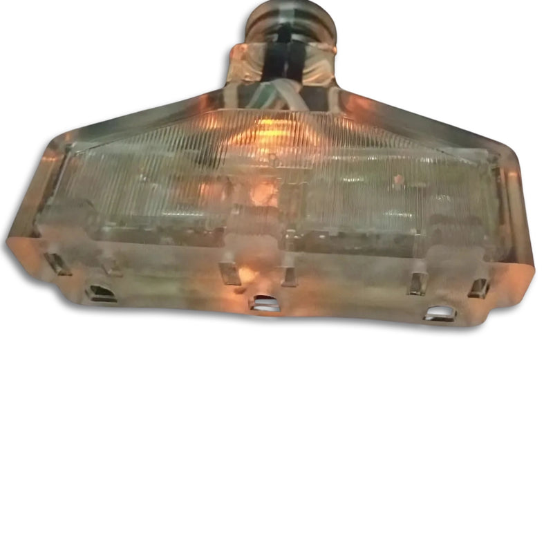 50FT Nema 5-15P to Nema 5-15TT Fan Style With Inline GFCI Black Lighted Extension Cord 12/3 SJTW NA 20A 125