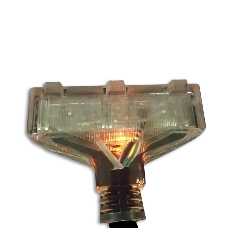 50FT Nema 5-15P to Nema 5-15TT Fan Style With Inline GFCI Black Lighted Extension Cord 12/3 SJTW NA 20A 125