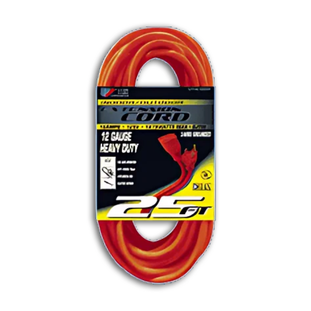 Americord;Nema 5-15P to Nema 5-15R 25FT Extension Cord 12/3 SJTW NA