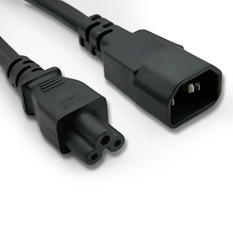6FT IEC-320 C-14 to IEC-320 C-5 Computer Power Cord 14/3 SJTW NA