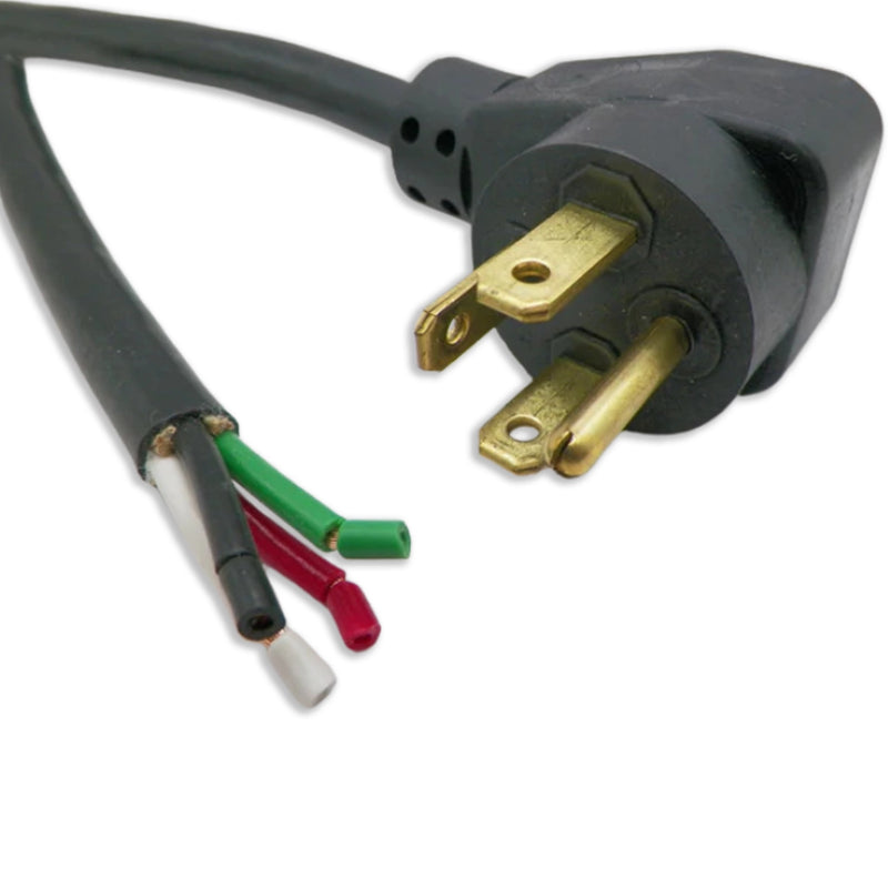 6FT NEMA 14-20PRA to ROJ 6IN Strip 1/2IN Heavy Duty Power Cord 12/4 SJTOW NA