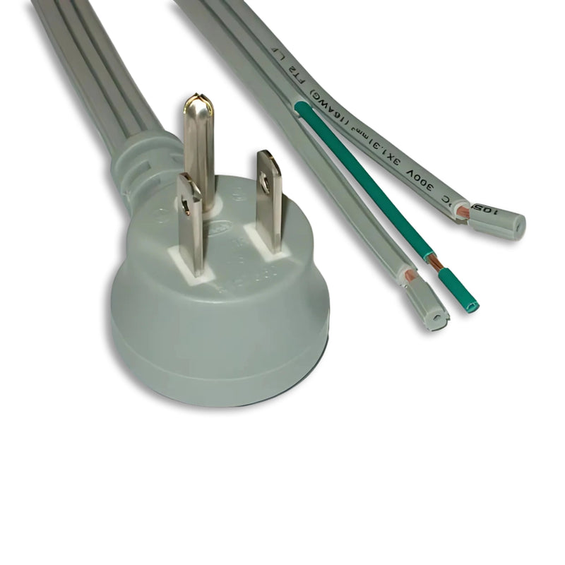 6FT Nema 5-15PRA to ROJ 2IN Strip 1/4IN Power Cord 16/3 SPT-3 NA