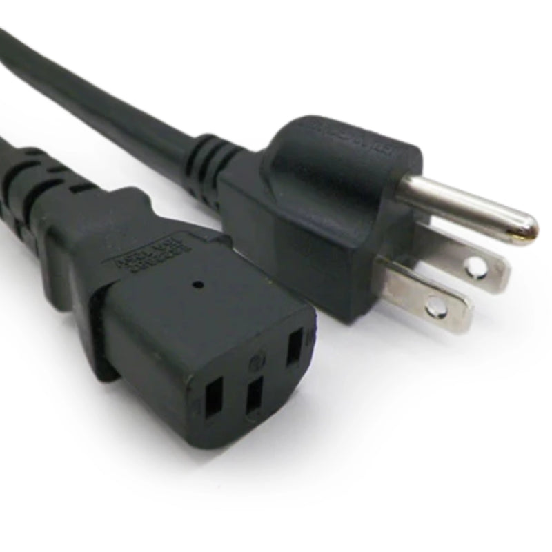 6FT Nema 5-15p to IEC-320 C-13 Computer Power Cord 16/3 SJTW NA