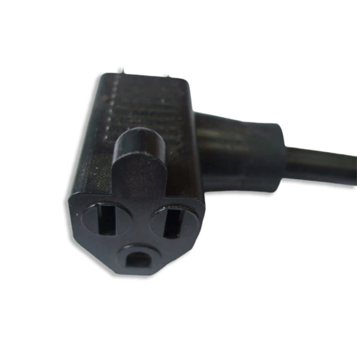 6FT  NEMA 5-15PB  to ROJ 1 1/2" Strip 7/32"  Series Piggy Back Power Cord 14/3 SJEOW NA 15A 125V