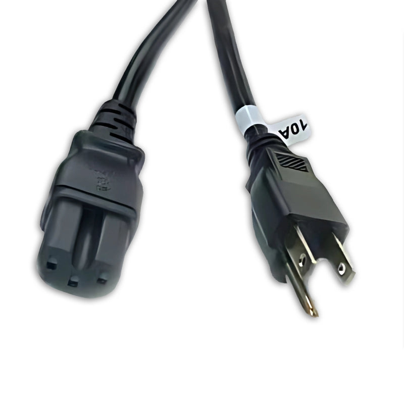 6FT Nema 5-15P to IEC-320 C-15 Computer Power Cord Power Cord 18/3 SJTW NA